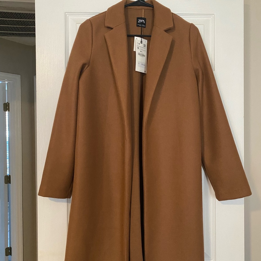 Zara Lapel Coat